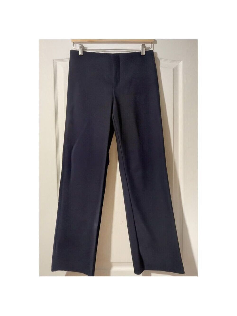 NEW! Massimo Dutti | Navy Blue Straight Leg Tailored Trousers